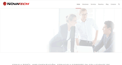 Desktop Screenshot of grupo-novatech.com